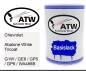 Preview: Chevrolet, Abalone White Tricoat, G1W / GE8 / GP5 / GP6 / WA486B: 500ml Lackdose, von ATW Autoteile West.